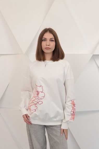 Джемпер жіночий Носи своє 46 Білий (p-13665-152646) | Зображення 5