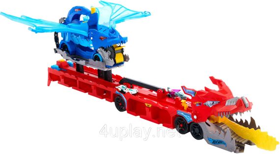 Транспортер-трансформер Hot Wheels City Два дракони (JBM72) | Зображення 1