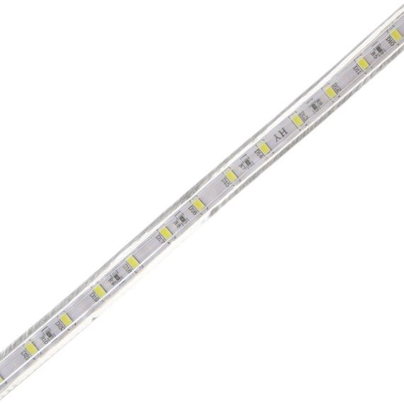 Светодиодная лента влагозащищенная холодный оттенок 220V 3.8W 5730 CW BROWN IP67 1m (BY-033/60) | Зображення 1