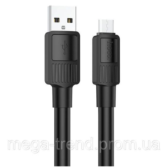 Кабель Hoco Micro USB Solid charging data cable X84 |1M, 2.4A|