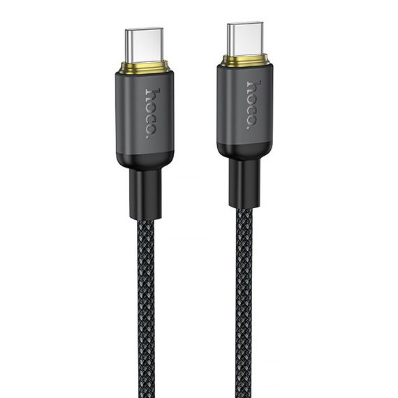 Дата кабель Hoco X128 Benefit Type-C to Type-C 60W (1m) Black