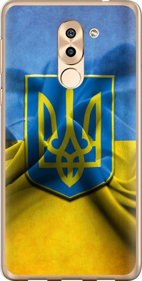 Чехол на Huawei GR5 2017 Флаг и герб Украины 1 "375u-473-17620"