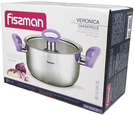 Каструля Fissman Veronica 3.1л з бакелітовими ручками | Зображення 4