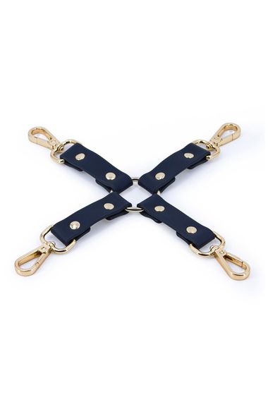 Хрестоподібний фіксатор NS Novelties BONDAGE COUTURE HOG TIE BLUE