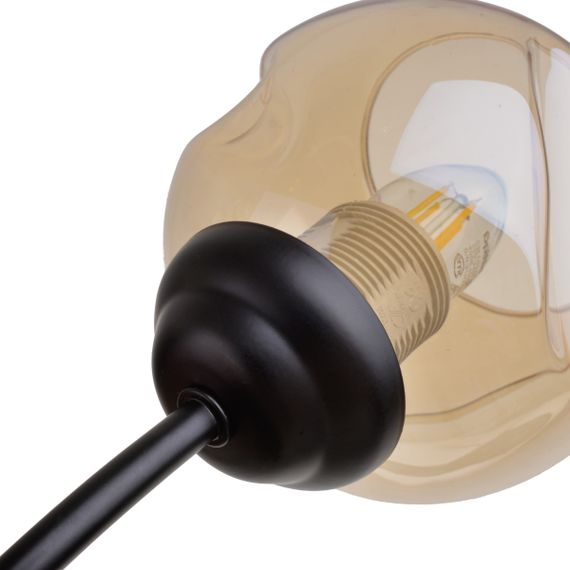 Люстра потолочная в спальню Е27 60W BK (LK-719C/5) | Зображення 3