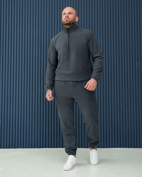 Костюм плюш графит XXL