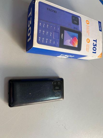 Мобільний телефон Tecno t301 black бу | Зображення 1