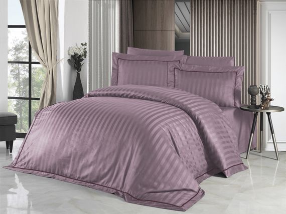 Комплект постільної білизни First Choice Deluxe Satin 200х220  New Trend Lavender