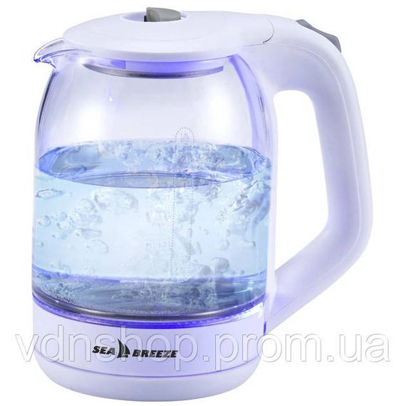 Мощный электрический чайник от розетки SeaBreeze SB-015 1.8 л, Бытовой чайник для кухни DS-48 | Зображення 4