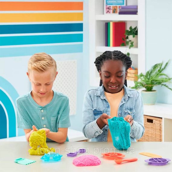 Набор песка для детского творчества - Kinetic Sand Цветные приключения | Зображення 6