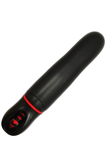Стильний компактний вібратор AMOR BIG VIBRATOR REAL BIG Black (Застосунок НЕ Функціонує!) Sex Aura | Зображення 2