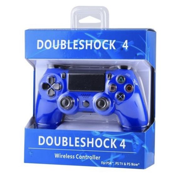 Джойстик DOUBLESHOCK для PS 4, бездротовий ігровий геймпад PS4/PC акумуляторний джойстик. Колір синій ES-99 | Зображення 3