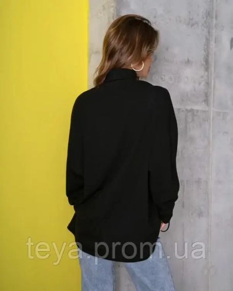 Свитер цвет черный размеры S, M, L, XL FI_008559 | Зображення 2