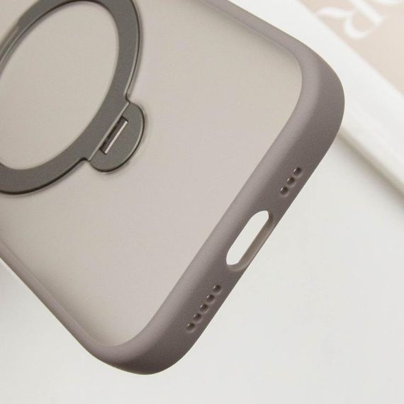 Чохол Ummi Colorful with Magnetic Fit HQ Ring для Apple iPhone 15 Pro Max (6.7") Grey | Зображення 4