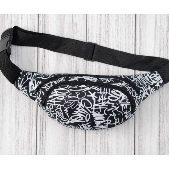 Бананка, сумка на пояс, поясна сумка Graffiti | Зображення 1