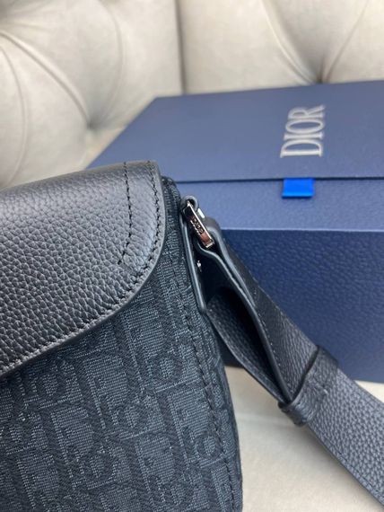 Месенджер Dior Saddle Gray сiра c858 | Зображення 4