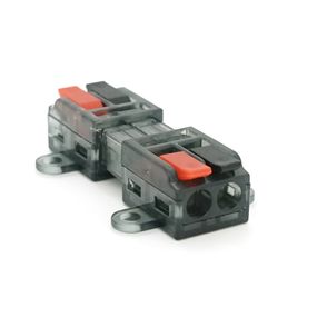 Клема роз'ємна з натискними затискачами 2-провідна LT-2-2М, 2-pin, 250V, 32A, 0.5-2.5mm2, 13,5*30*11mm, під кріплення, сіра