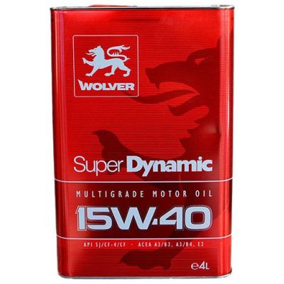 Моторное масло Wolver Super Dinamic 15W-40 4л (4260360941153)