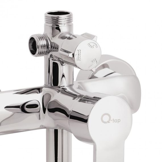 Душова система універсальна Qtap Plava на три споживача (з виливом) QT1004CRM Chrome | Зображення 4