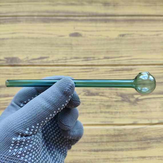 Стеклянная трубка Pocketbowl Long Oil Teal | Зображення 1