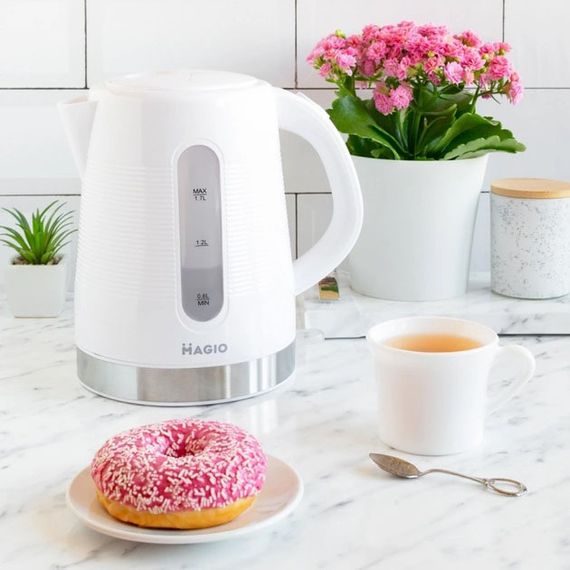 Чайники на підставці MAGIO MG-100 1.7 л 1700 Вт, Електрочайник відмінний, Чайник електричний модний WD-97 | Зображення 3