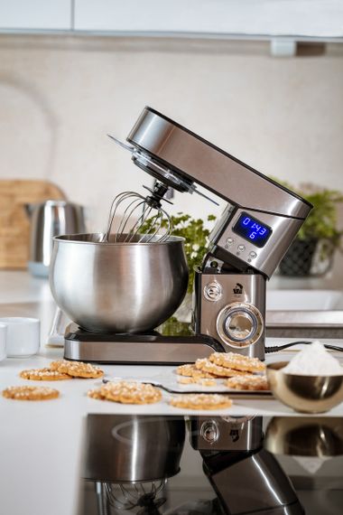 Планетарний міксер тістоміс Camry CR 4223 LCD з чашею 5 л, міксер для замішування тіста 2000 Вт | Зображення 8
