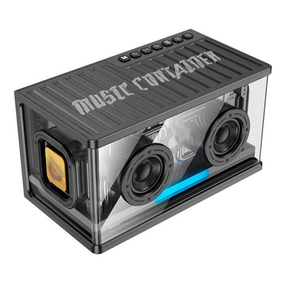 Портативна колонка HOCO BS62 Flash cold energy 2.1 desktop BT speaker Black | Зображення 3