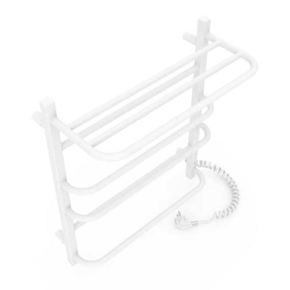 Електрична рушникосушарка Laris Зебра Комфорт ЧФ6 500 х 600 Е з полицею (підкл. справа) R3 | Зображення 2