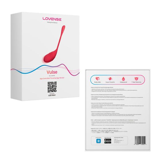 Смарт-віброяйце з пульсацією Lovense Vulse (Thrusting Egg Vibrator), імітація фрикцій | Зображення 9