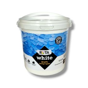 Фарба 1.4 кг для стель і стін White RUTA