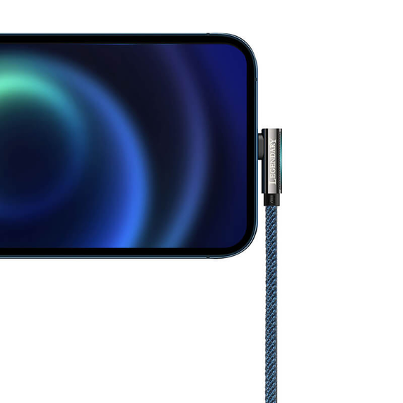 Baseus Legend Series Elbow Fast Charging Data Cable  2 m, 20W кабель для ігорн на телефоні, кабель apple | Зображення 7