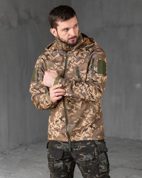 Тактична куртка софтшел Kord second generation pixel ВТ7803 | Зображення 1