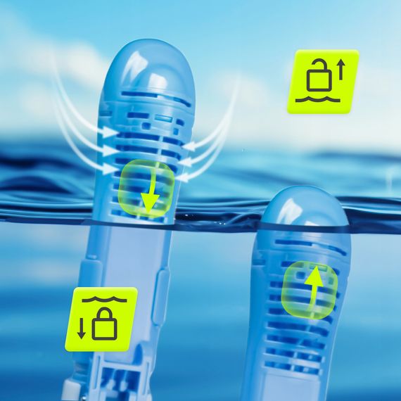 Маска для снорклінгу TSUNAMI Shark повнолицьова, дитяча Sky Blue (P-5907739318237) | Зображення 5