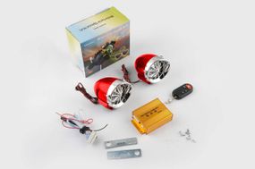 Аудиосистема   BEST CHOICE   (3.5, красная-хром, подсветка, сигн., МР3/FM/SD/USB, ПДУ, разъем ППДУ 3K)