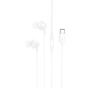 Стерео Навушники Hoco M113 Landy universal (Type-C/1.2m) White