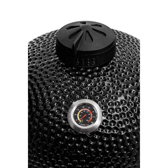 Керамічний вугільний гриль Kamado Bono Grande Ø 59 см чорний TQ0023ALLIN Код: 013912 | Зображення 6