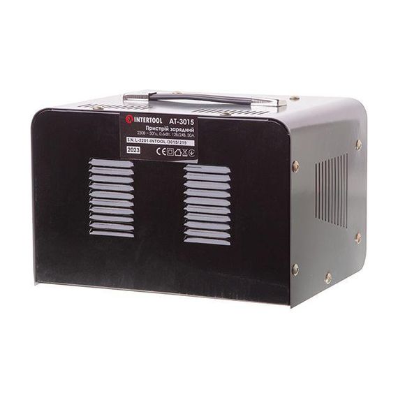 Пристрій зарядний 230 В, ~50 Гц, 600 Вт, 12/24 В, 30 А, 20-400 Аг INTERTOOL AT-3015 | Зображення 2
