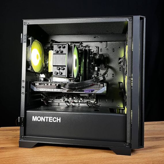 Збірка на замовлення: ігровий ПК Montech Air 100 ARGB Black Tower / Intel Core i5-14400F (10 (16) ядер по 1,8 - 4,7 ГГц) / 32 ГБ DDR5 / 1000 ГБ SSD M.2 / nVidia GeForce RTX 5060 Ti, 16 ГБ GDDR7, 128-біт / 650 Вт | Зображення 6
