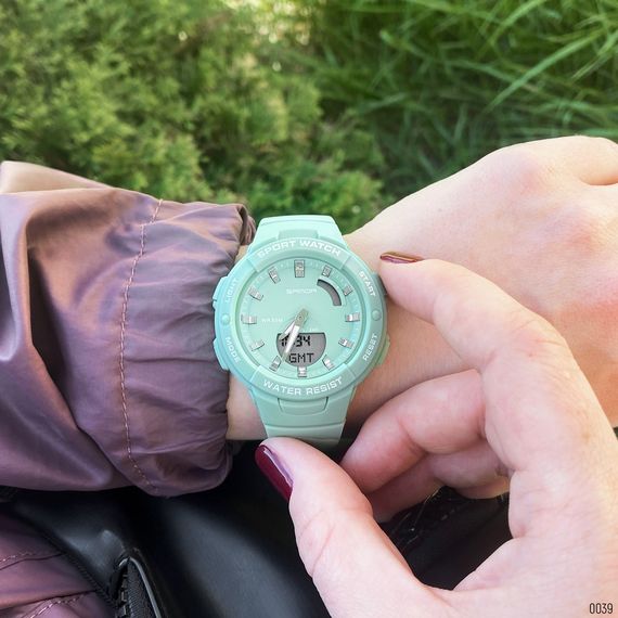 Жіночий годинник Sanda 6005 Green | Зображення 8