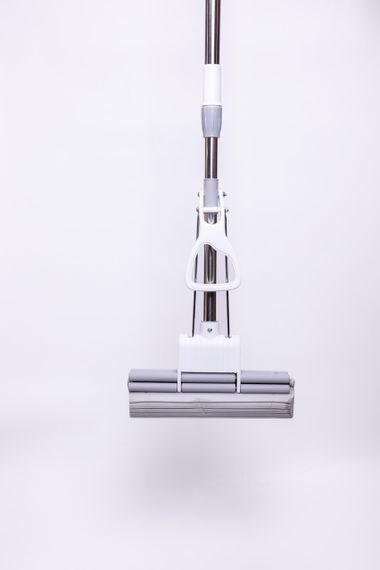 Швабра губка для миття підлоги з віджиманням швабра 38 (см) телескопічна самовіджимна HP-35015-33 | Зображення 3