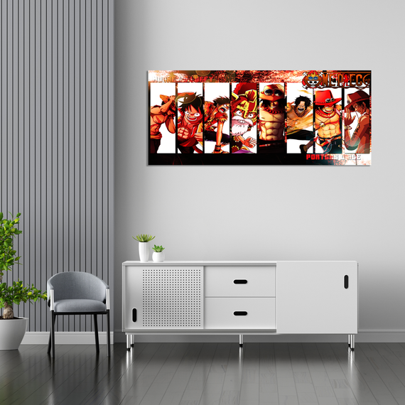 Плакат-постер з принтом Кавун One Piece Ван-Піс Luffy Луффі Portgas D. Ace Портгас Д. Ейс ПЛ000702(А0)