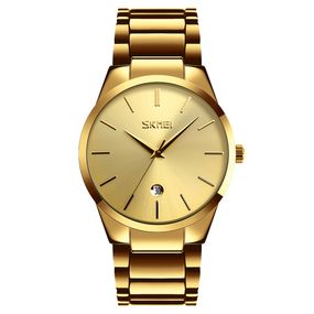 Чоловічий годинник Skmei 9140GD Gold