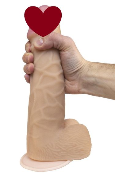 Фалоімітатор EGZO ГІГАНТ на присоці FS02 (довжина 30 см, діаметр 6 см) sexstyle