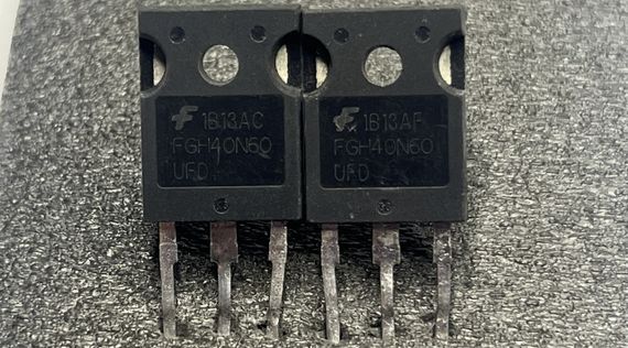 Транзистор FGH40N60UFD Оригинал! 80A/40A, 600V, IGBT (замена для FGH40N60SF, FGH40N60, 40N60) TO-247 демонтаж | Зображення 2