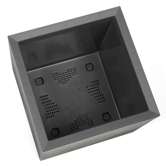 Вазон Lamela KARO 400x400x400 мм антрацит