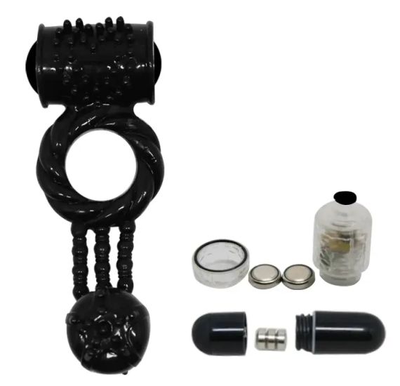 Ерекційне вібро кільце із стимулятором клітора BAILE Sweet Vibration Ring, BI-014080-1 sexstyle | Зображення 6