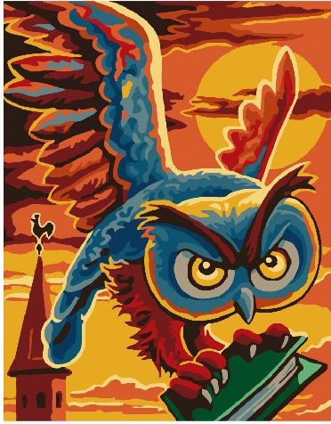 Сова Гогена с книгой