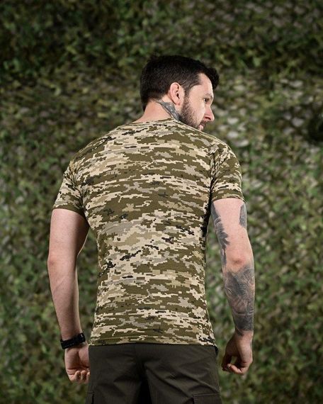 Футболка піксель ЗСУ (гарна якість) МС8525 | Зображення 3