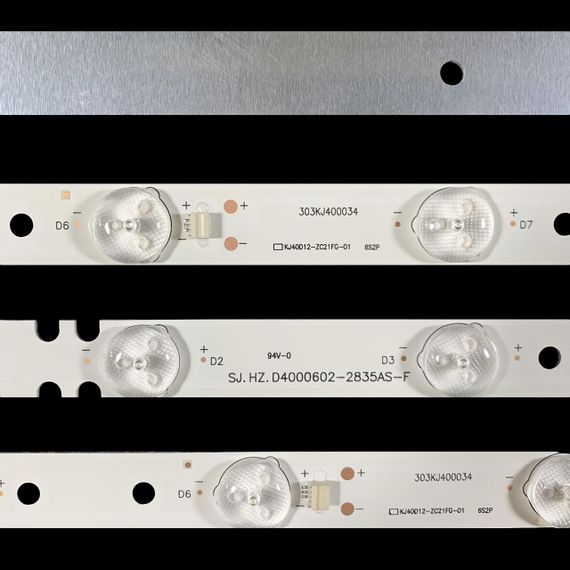LED підсвітка TV 40" KJ40D12-ZC21FG-01 303KJ400034 SJ.HZ.D4000602-2835AS-F KJ400M03 KJ400M05 3шт. | Зображення 2