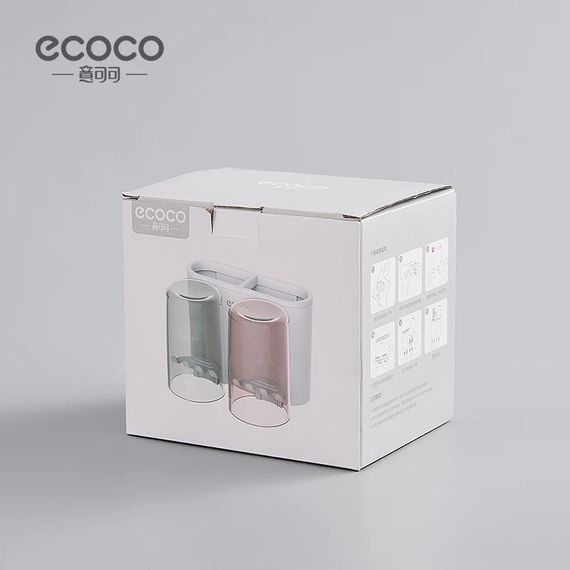 Органайзер-тримач для зубних щіток Ecoco, білий | Зображення 2